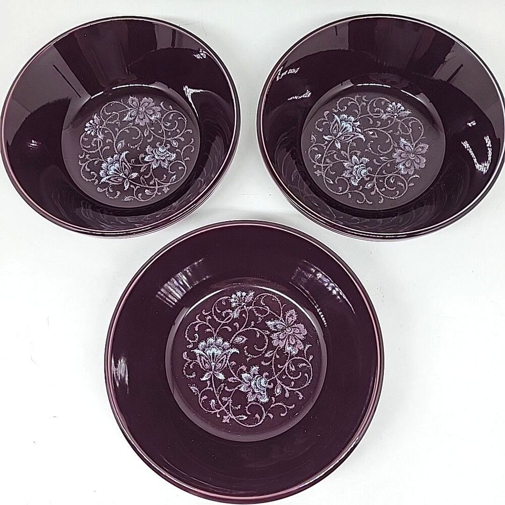 Noritake Primastone Fantasy 6.5" Cereal Bowls  Set of 3